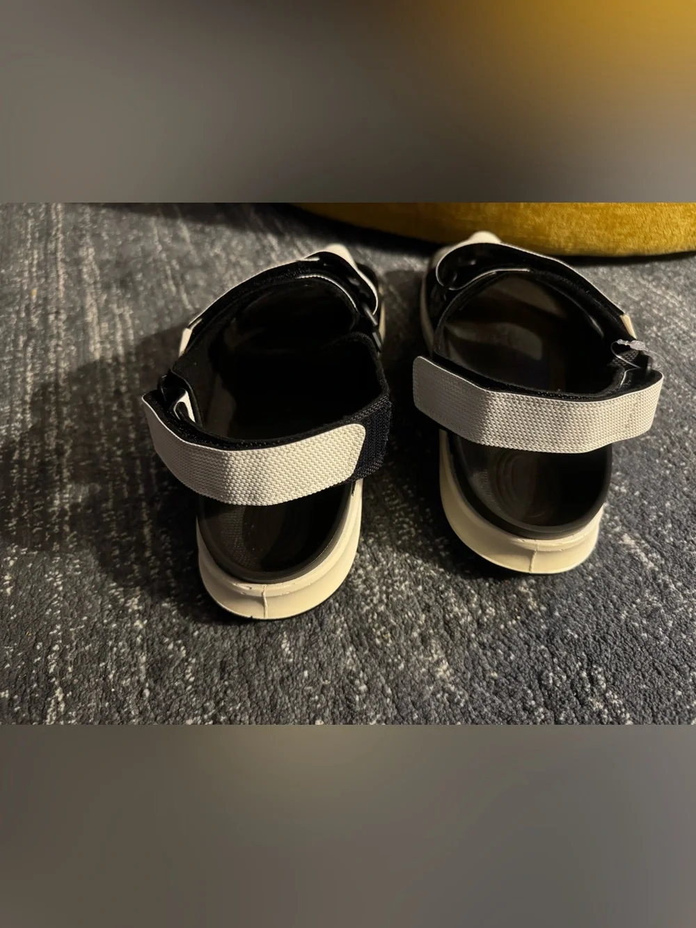 Birkenstock Tatacoa Birko-Flor Black & White Back Strap Sandal - Men's Size 10M